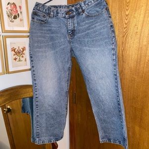 vintage cropped jeans